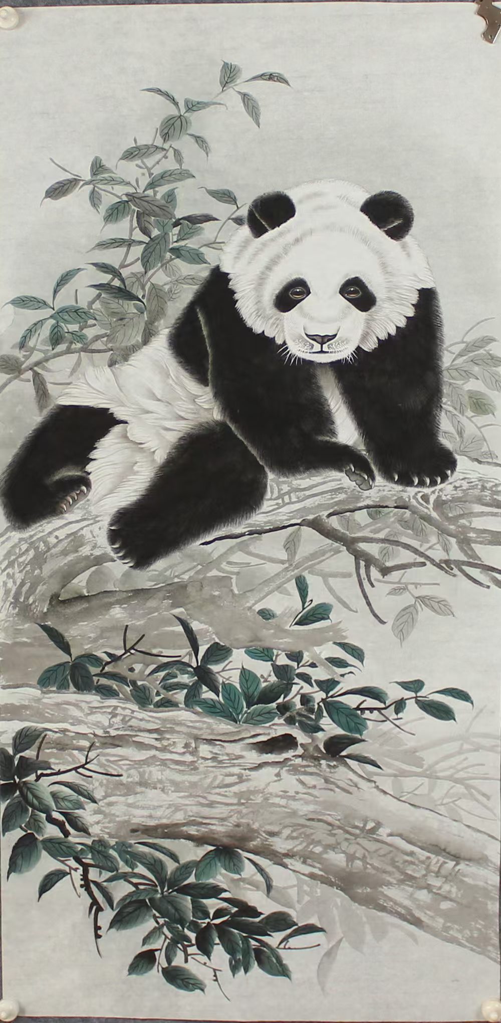 Ink Painting "Bamboo Forest Panda- Pixie Pond